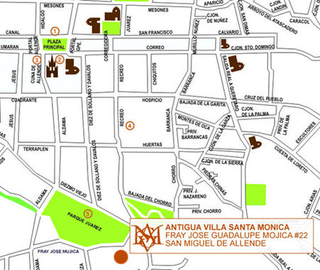 Antigua Villa Santa Monica San Miguel de Allende, Hotel ...